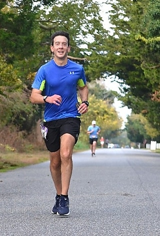 Andrew M. Bernstein, DO running a marathon